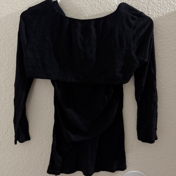 Zara women top 2 piece black size S - Picture 3 of 4